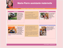 Tablet Screenshot of marie-pierre-dinca.com